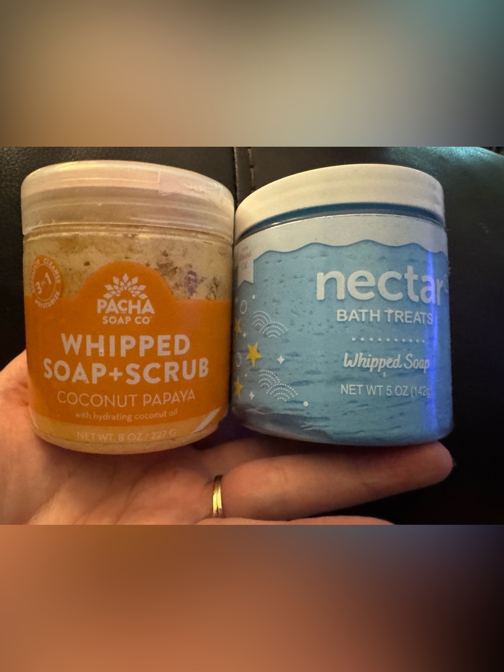 PACHA soap plus scrub retired Coconut Papaya & Nectar bath treats ocean breeze